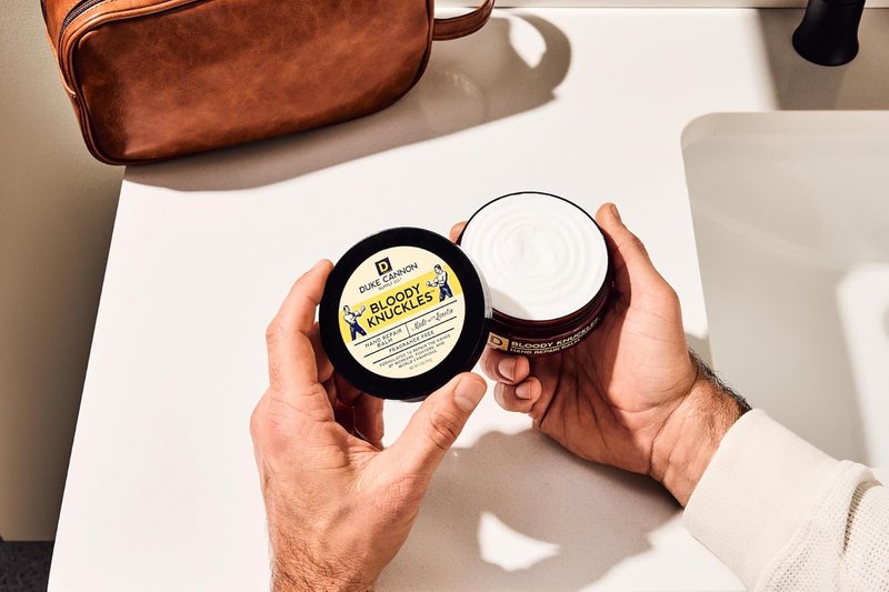 Duke Cannon Hand Repair Balm - Unscented Moisturizer for Dry, Cracked Skin | 5 oz. (2 Pack)