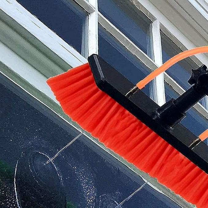 Window Cleaning Poles Photovoltaic Panel Cleaning, 3.6-11M Water Fed Telescopic Brush, Window Clean, Extendable Cleaner Conservatory Roof Cleaning Tools,12ft/3.6m-1
