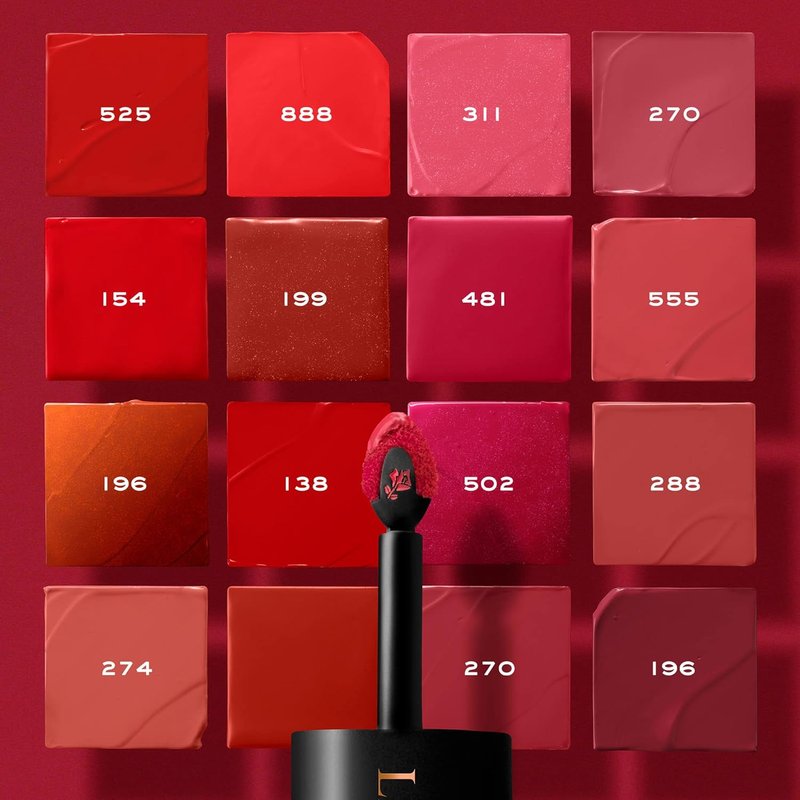 Lancôme L'Absolu Rouge Drama Ink - All-Day Wear Semi-Matte Lip Color - Lightweight Formula