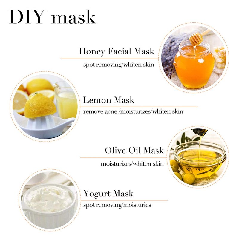 Pormasbenzer DIY 3 Packs/300PCS Compressed Facial Mask Grain Skin Care, Dry Sheet Natural Face Cotton Mask Sheet With Free Mask Bowl (300 Pieces)