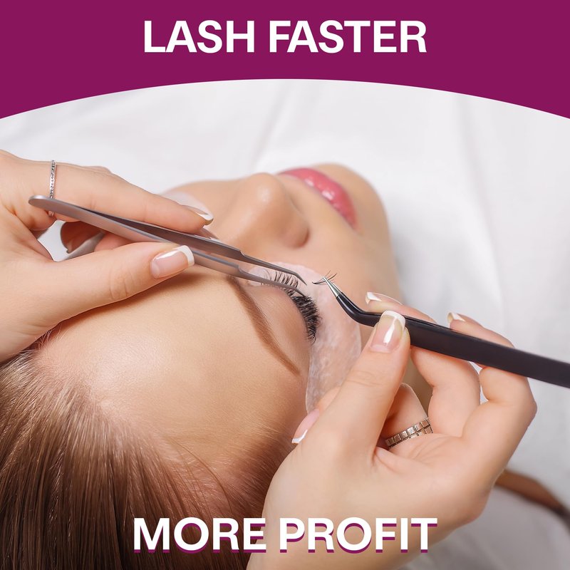 GLAMGAZE 750 Wispy Promade Fans - 5D 7D 9D, C D CC Curl 0.05-0.07mm Thickness Mixed Length - Handmade Wispy Eyelash Extensions Loose Premade Lash Fans Soft Spikes Volume Lash (9D-0.05-CC, 11/12/13)