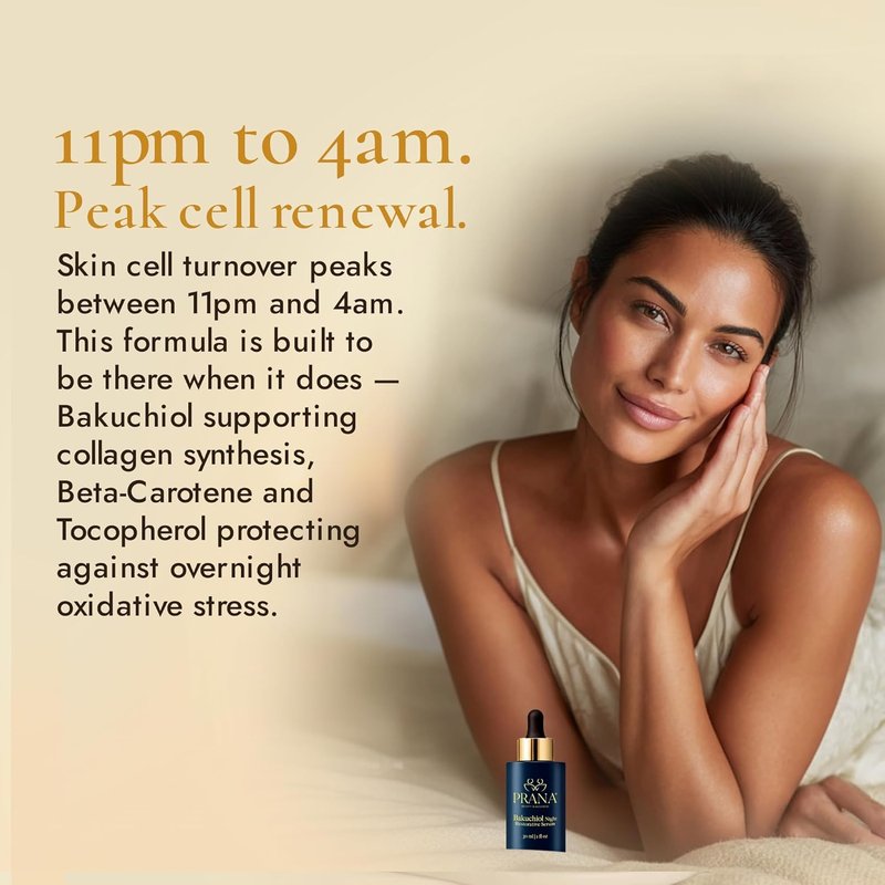Bakuchiol Anti-Aging Serum - Ayurvedic Retinol Alternative with Squalane & Jojoba | Hydrating for Wrinkles & Radiant Skin - 30ml