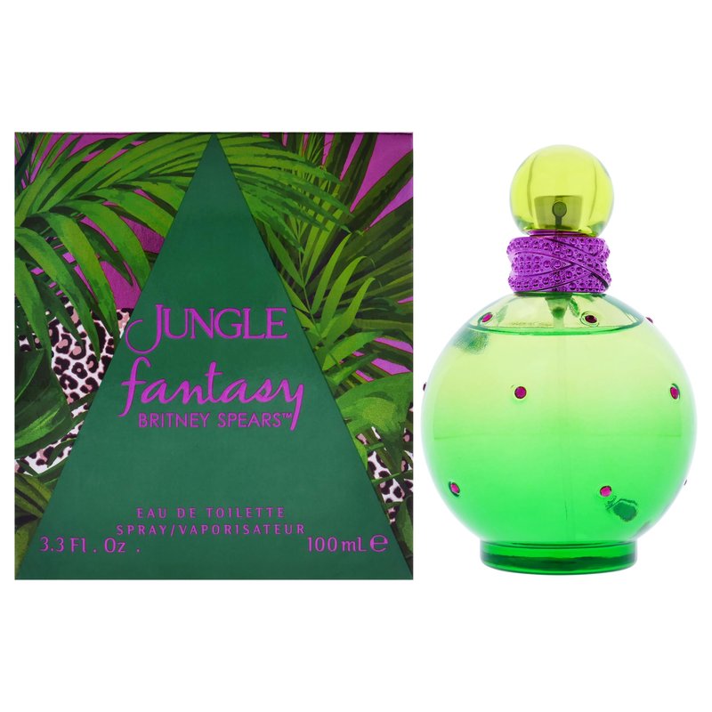 Britney Spears Jungle Fantasy Limited Edition Eau De Toilette Spray for Women, 3.3 Fl Oz