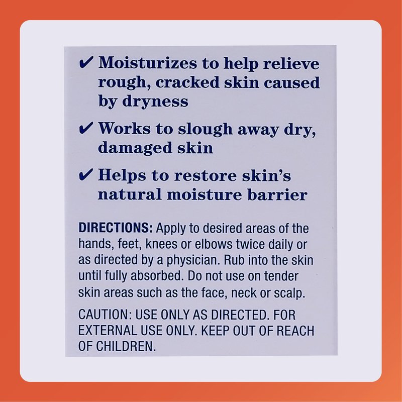 Rugby Urea 20% Intensive Hydrating Cream - Urea Cream for Feet, Hands, Knees, and Elbows - 3 Oz (1 Pack)