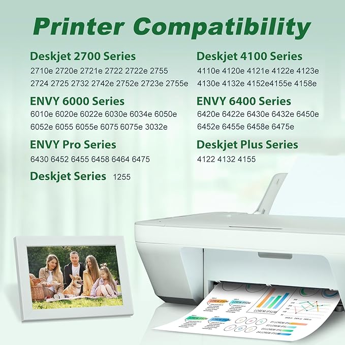 MYTONER 67XL HP Printer Ink Replacement for HP Ink 67 Black/Color Combo Pack HP 67XL for DeskJet 6055e 2755e 2855e 2800e 4155e 2700e 2700 Envy 6000 6400 Envy Pro 6458 Printer Ink HP 67 (2 Pack)