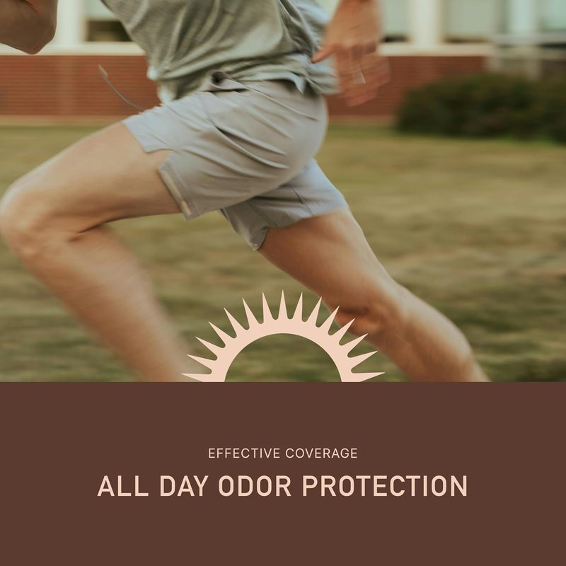 Natural Deodorant for Men & Women - Aluminum-Free Sandalwood Scent | 2 Pack