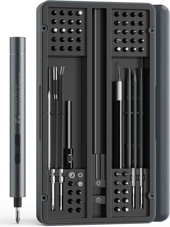 iFu 90-in-1 Electric Screwdriver Kit, Cordless Precision Repair Tool