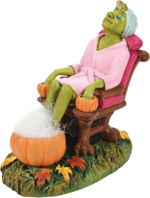 Department 56 Halloween Figurine - R&R Before The Witching Hour - 3 Inch, Multicolor Decor