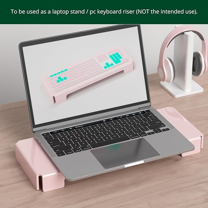 BOSSCASA Acrylic Computer Keyboard Cover, Mechanical Keyboard Dust Cover PC Keyboard Cat Protector, Cat Keyboard Protector (1 Pack, Lightpink)
