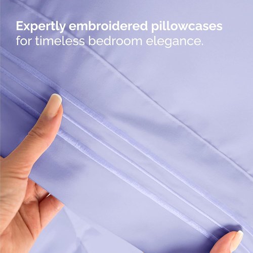 Comfy Twin Size 3 Piece Sheet Set by [Brand Name] | Breathable & Cooling Luxury Bedding - Ultra-Soft, Deep Pockets - Lavender
