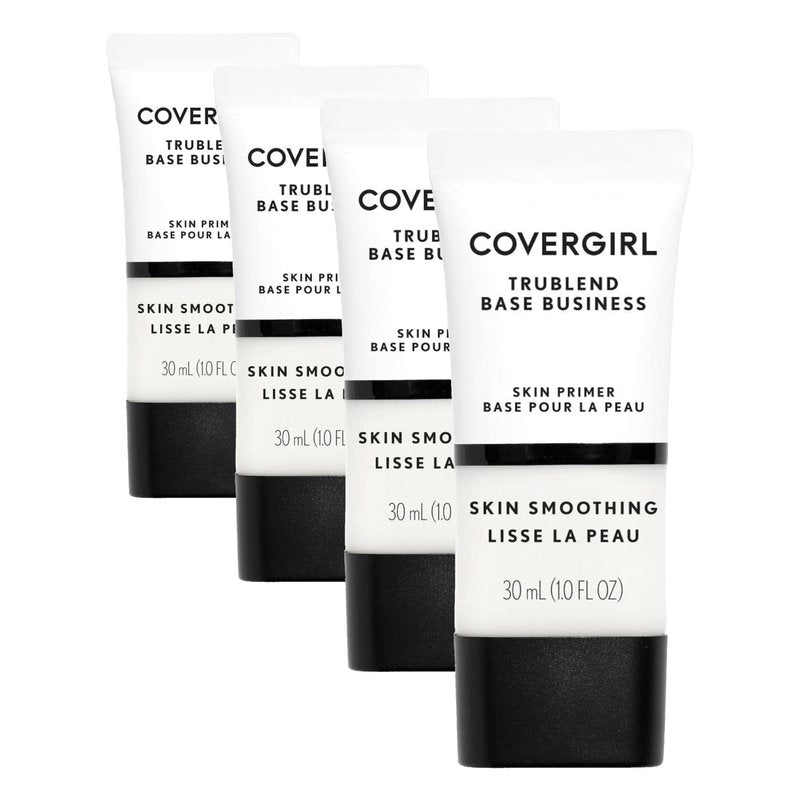 COVERGIRL Base Business Face Primer, Skin Smoothing 100, 1.01 Ounce (Pack of 4)