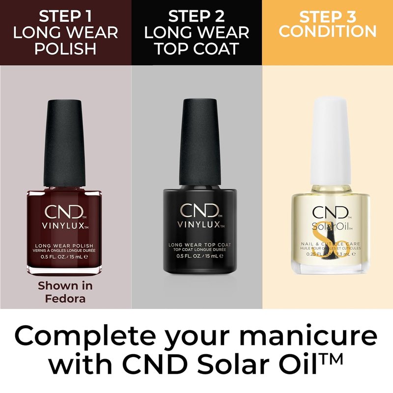 CND Vinylux Coral Nail Polish - Longwear Gel-Like Shine & Chip Resistant, 0.5 Fl Oz