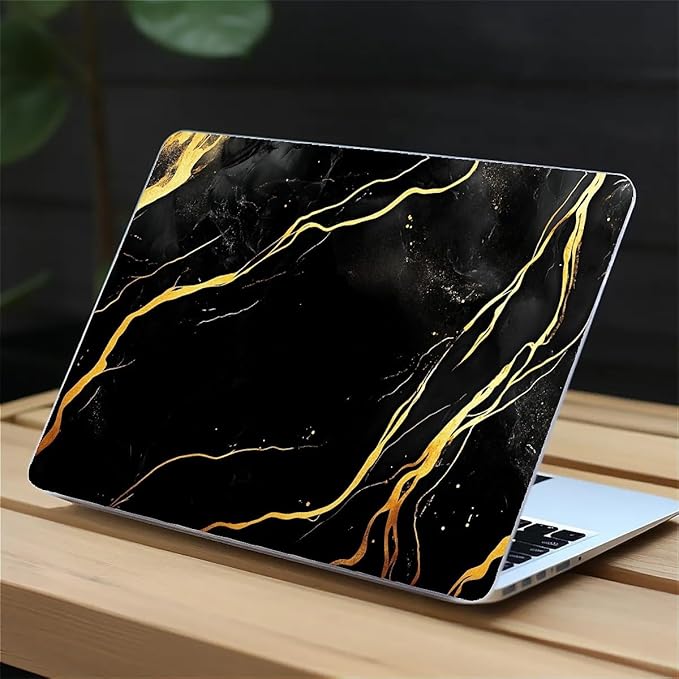 COTAIL Compatible with MacBook Air 13.3 13.6 Inch Case 2022 2021 2020 2019 Plastic Hard Shell Case Cover,13.6 Air (A2681) M2 2022, Black Marble