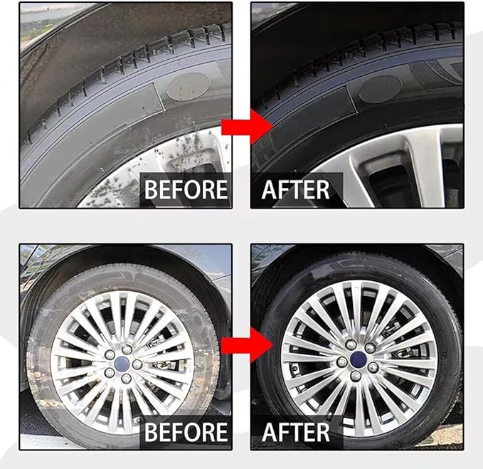 2025 Upgraded Bronze Bomber Wheel Cleaner, Tire Cleaner,- Safe on Chrome and All Wheel Finishes - Brake Dust, Dirt, Browning, Grease, and Grime Remover (US Stock) (6)