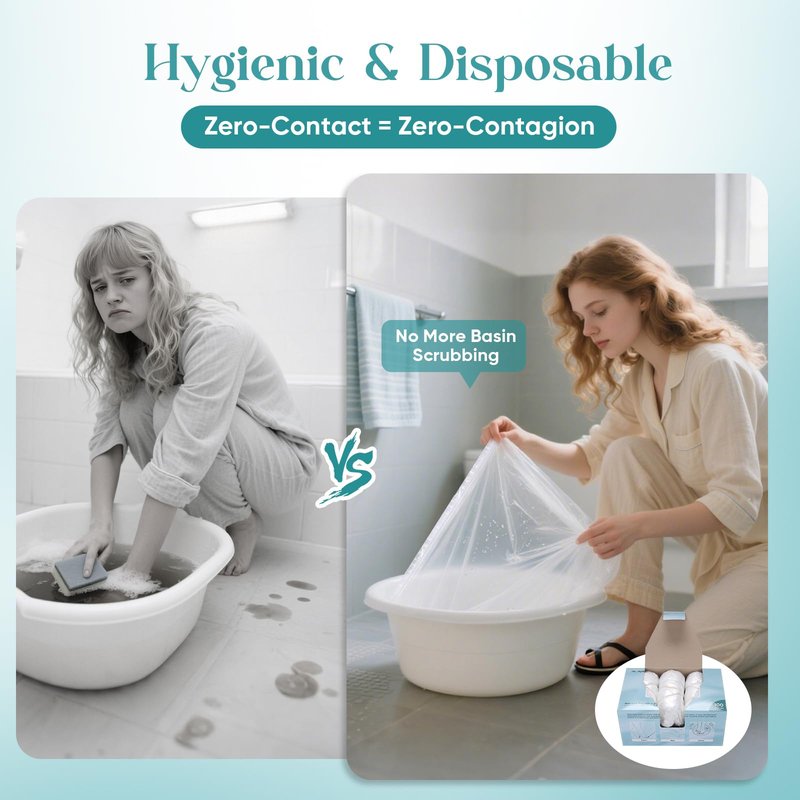Charmyth Pedi Guard Bath Liners 100 Count Disposable Pedicure Liners, Spa Footsie Clear Pedi Guard Bath Liners for Foot Bath Spa Massage Thick Elastic