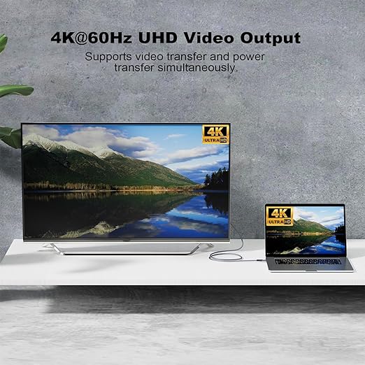 CHENLENIC 20Gbps USB C 3.2 Extension Cable, USBC 3.2 Gen2 Type-c Male to Female Extender Cable Ultra HD 4K@60Hz 240W Charging 20Gbps Data Transfer Compatible with External SSD eGPU