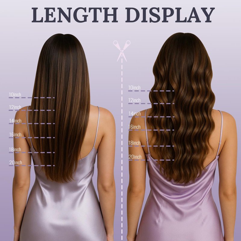 Fshine Invisible Wire Hair Extensions, 12 Inch Remy Human Hair, Golden Brown to Buttery Blonde Ombre 76g, Seamless Layered Hairpiece for Women
