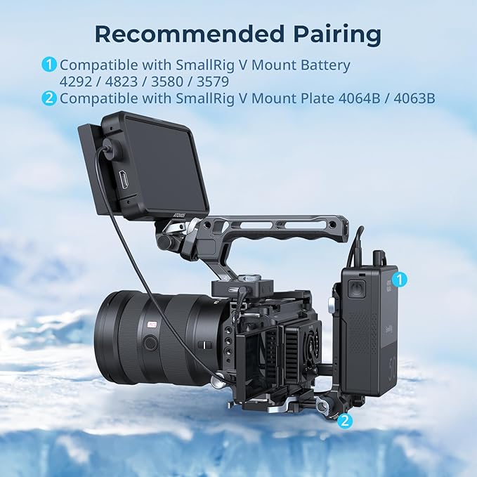 SMALLRIG Camera External Cooling System for Sony/for Canon/for FUJIFILM, Snap-On Cooling Fan with TEC Cooling Module for Sony ZV-E1/A7 IV/A6700/FX3, for Canon R5/R6, for FUJIFILM X-T4/X-S10