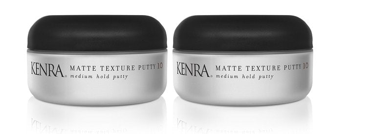 Kenra Professional Matte Texture Putty 10 | Medium Hold Styler | Flexible Hold With A Matte Finish | Replenishes Moisutre & Softens Hair | All Hair Types | 2 oz (2-Pack)