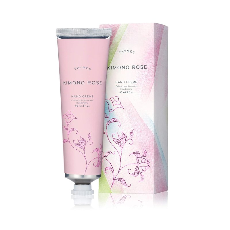 Thymes Hand Cream - Kimono Rose Scent | Moisturizing 3 Fl Oz Lotion