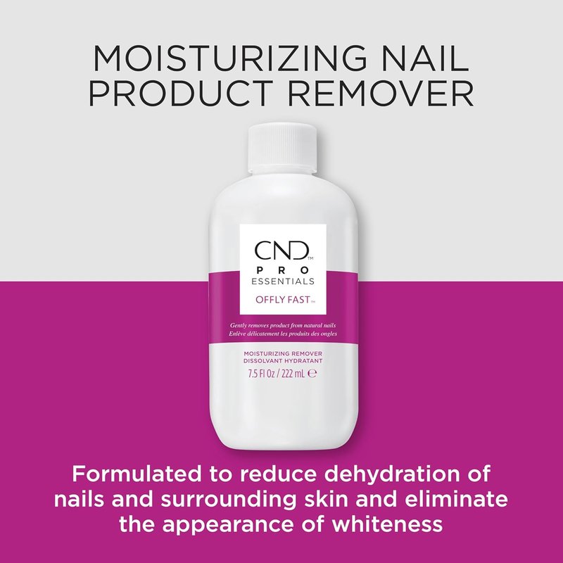 CND Offly Fast Nail Polish Remover - Moisturizing Formula, 7.5 fl oz
