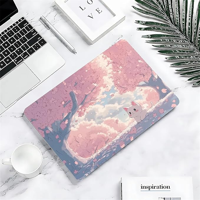 COTAIL Compatible with MacBook Air 13.3 13.6 Inch Case 2022 2021 2020 2019 Plastic Hard Shell Case Cover,13.3 Pro(A1706/A1708/A1989/A2159/A2289/A2338), Cute Cat