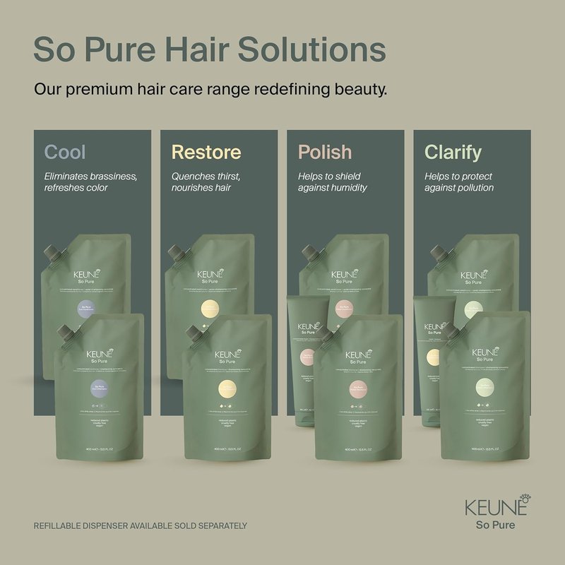 So Pure Restore Shampoo - Nourishing Hair Care Formula | 400ml Refill