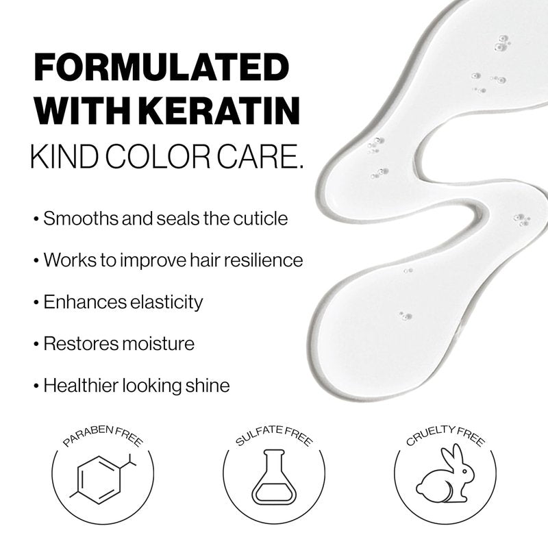 Keracolor Clenditioner Cleansing Conditioner - Color Protecting Keratin-Infused Hair Cleanser | Clear, 2 Sizes Available