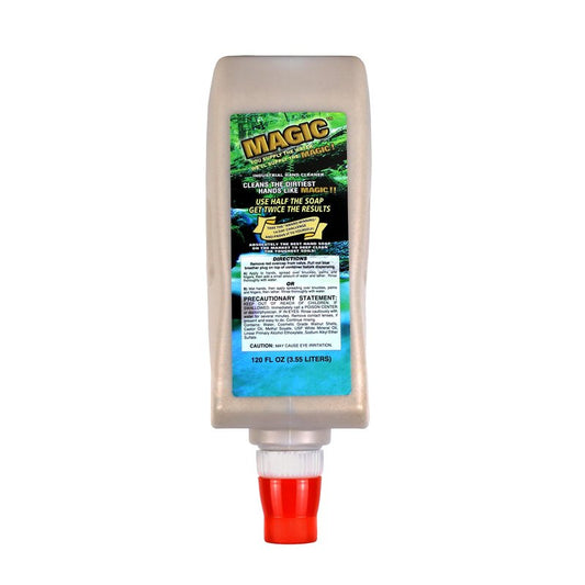 Zenex Magic Hand Soap - Industrial Hand Cleaner for Auto Mechanics | Shop Soap | Walnut Shell Scrubbers to Remove Grease, Oil, Ink & Paint | Moisturizing Ingredients | 3.55 L (1 Pack)