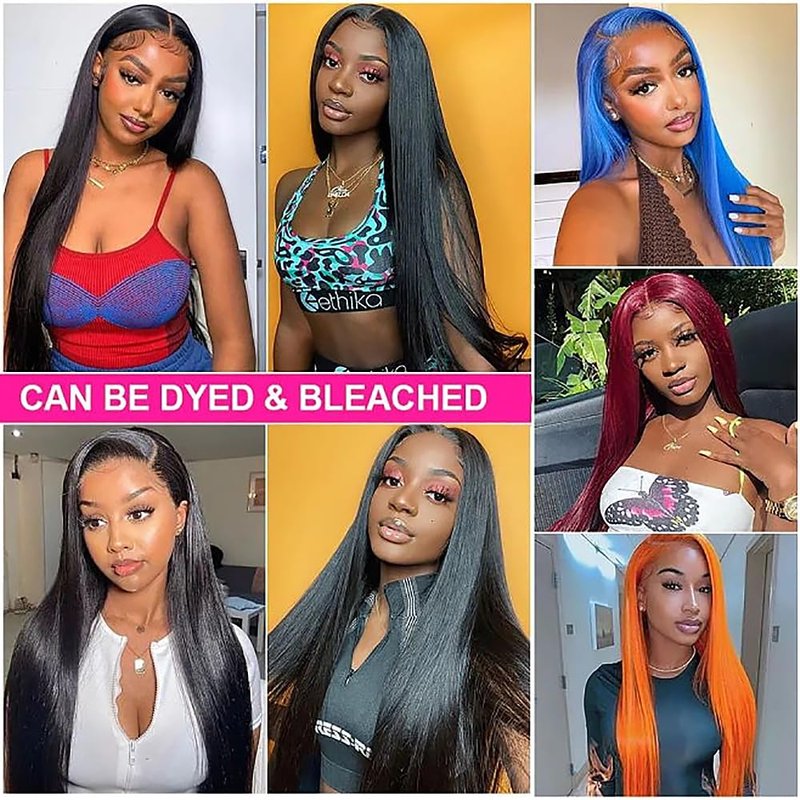 4X4 Straight HD Lace Closure Human Hair Extensions 12A Brazilian Virgin Remy 100% Unprocessed Human Hair Frontal Free Part Closure Only Pre Plucked With Baby Hair Natural Black 18 Inch