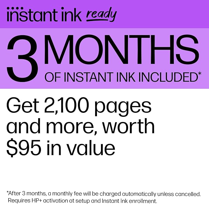 HP OfficeJet Pro 9125e Wireless All-in-One Color Inkjet Printer, Print, scan, copy, fax, ADF, Duplex printing best-for-office, 3 month Instant Ink trial included, AI-enabled (403X0A)