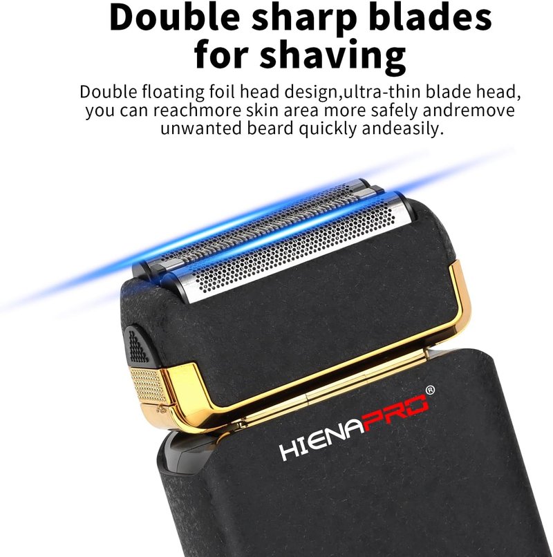 Electric Razor for Men - Rechargeable Cordless Beard Trimmer | Professional Foil Shaver with USB Charging