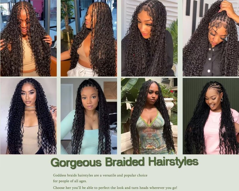 Human Braiding Hair - 100% Virgin Deep Wave Bulk Extensions | 22 Inch, Natural Black, 2 Bundles