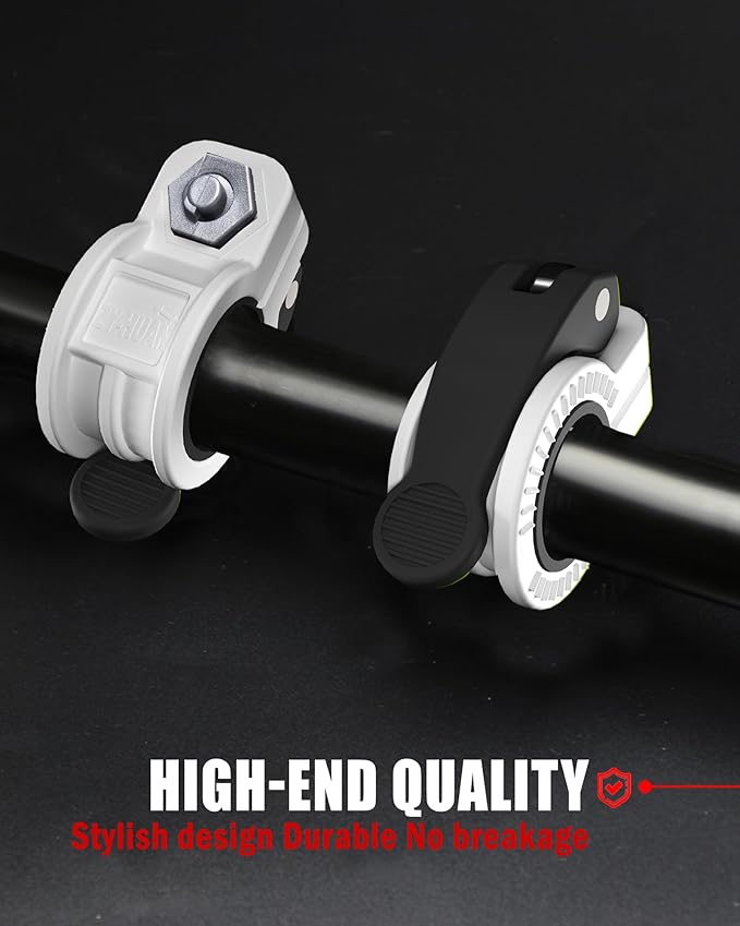 ZY-HUAN Mini Barbell Clips 1 inch I Multi-Size Adjustable Barbell Collar I 1 inch Barbell ClampsIQuick Release Weight Clips Pair of Locking for Dumbbell Bar