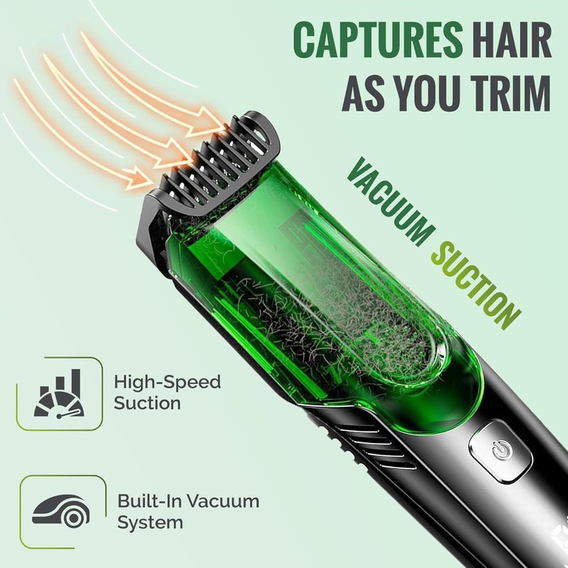 Beard Trimmer for Men - Adjustable Length Comb (1-20mm) | IPX6 Waterproof Electric Trimmer for Beard & Mustache