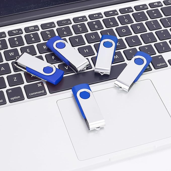 200 Packs of 128MB (Not 128GB) Flash Drives Bulk USB Drives Pack (Blue)