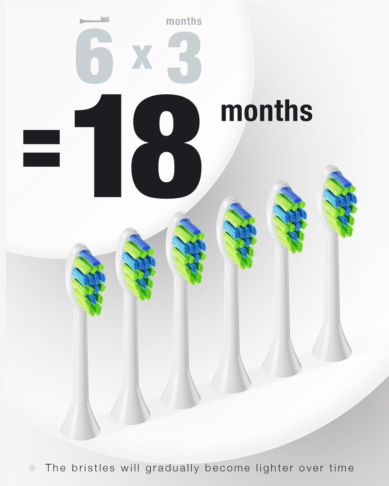 7AM2M Sonic Electric Toothbrush with 6 Brush Heads for Adults&Kids, One Charge for 120 Days, Wireless Fast Charge, 5 Modes, 40000VPM Powered Toothbrush, 2 Minutes Built in Smart Timer -Purple