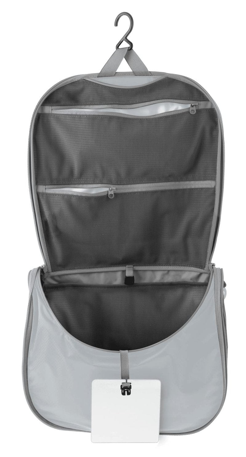 Sea to Summit Large Hanging Toiletry Bag, Travel Organizer for Men and Women, HighRise Grey