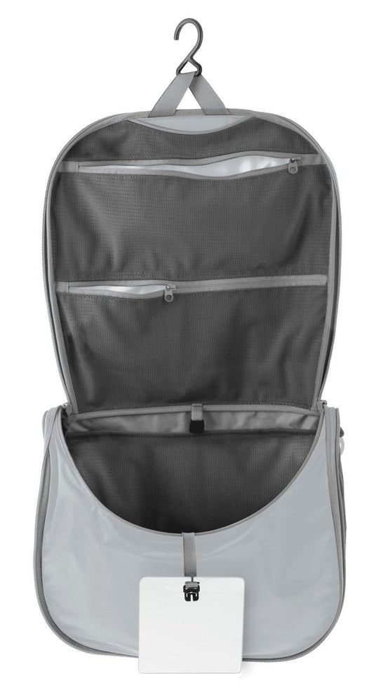 Sea to Summit Large Hanging Toiletry Bag, Travel Organizer for Men and Women, HighRise Grey