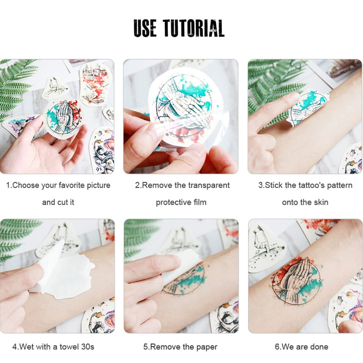 Henna Tattoos, Henna Temporary Tattoos Gold Flower Lace Waterproof Tattoo stickers for Women Wedding Party Festivals, & Parties Decoration Suppliers 6Sheets…