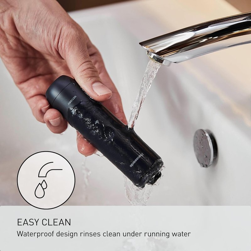 Panasonic MultiShape Clean Cut Shaver Kit | 3-Blade Men's Electric Shaver, Nose Hair Trimmer & Toothbrush, Wet/Dry
