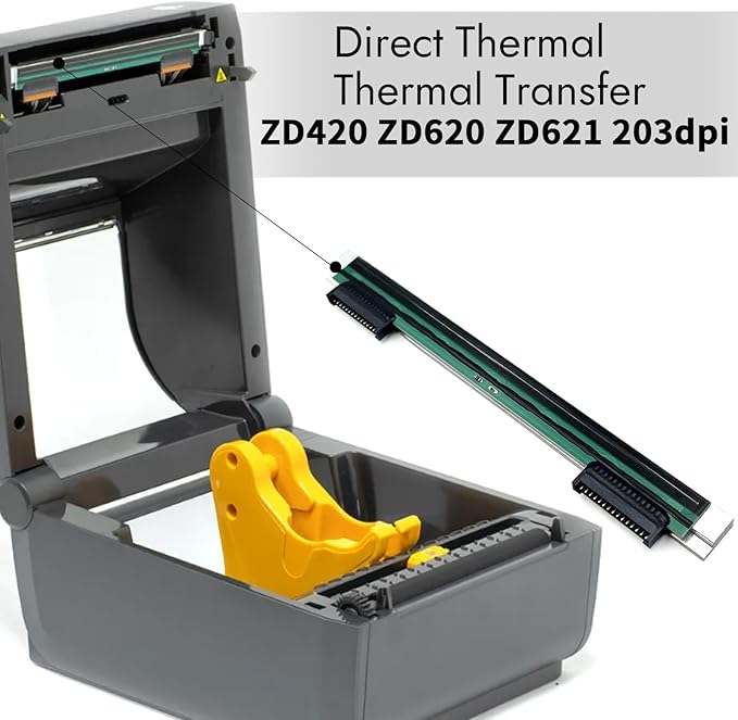 P1080383-415 New Printhead for Zebra ZD420 ZD620 ZD621 D/T-Series Thermal Desktop Printer 203dpi Genuine P1080383-226
