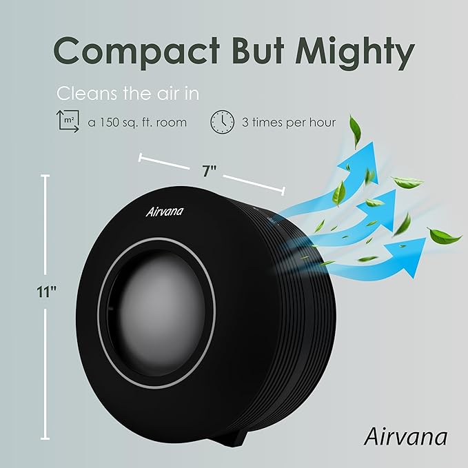 Airvana AV150AP Tabletop Air Purifier, White