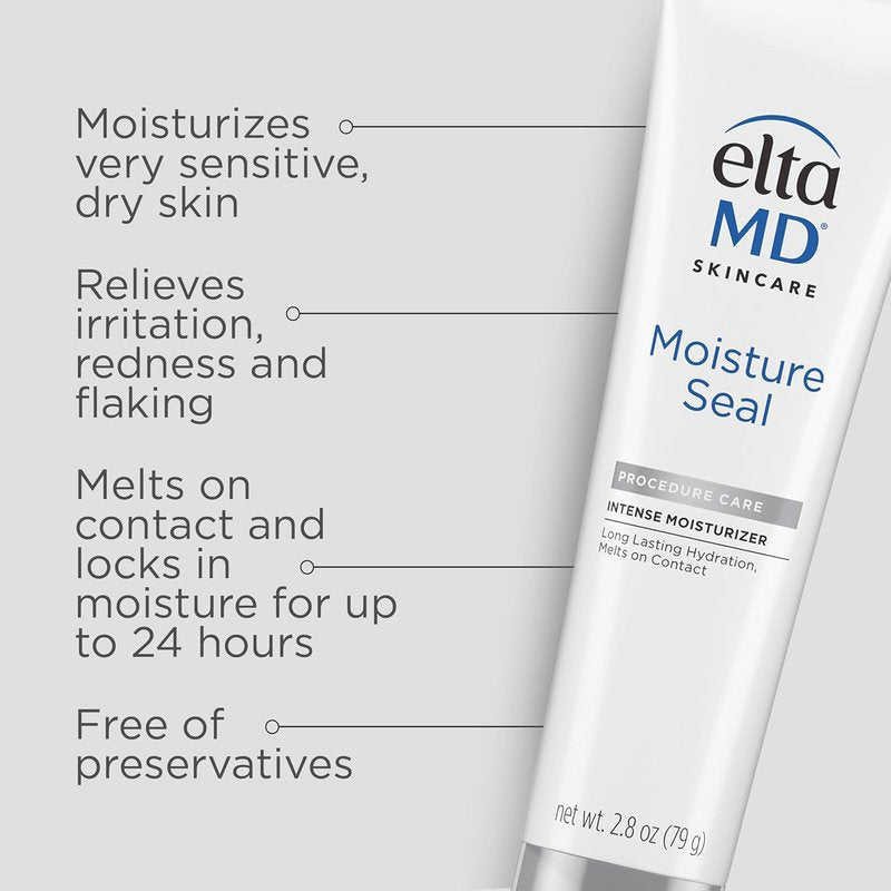EltaMD Moisture Seal - Intense Hydrating Moisturizer for Dry, Sensitive Skin | 2.8 oz Tube