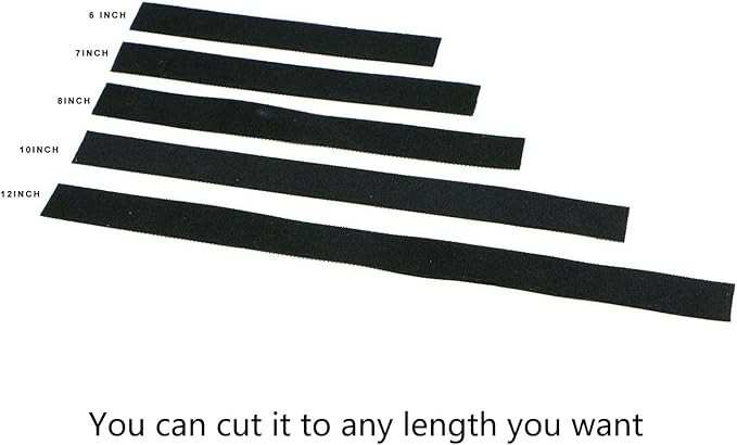 Saisn Reusable Fastening Tape Cable Ties 3/4 Inch Double Side Hook Roll (25 Yard, Red)