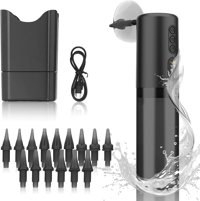 Electric Ear Wax Removal Kit - Rechargeable Waterproof Tool with 4 Pressure Settings for Effective Ear Cleaning