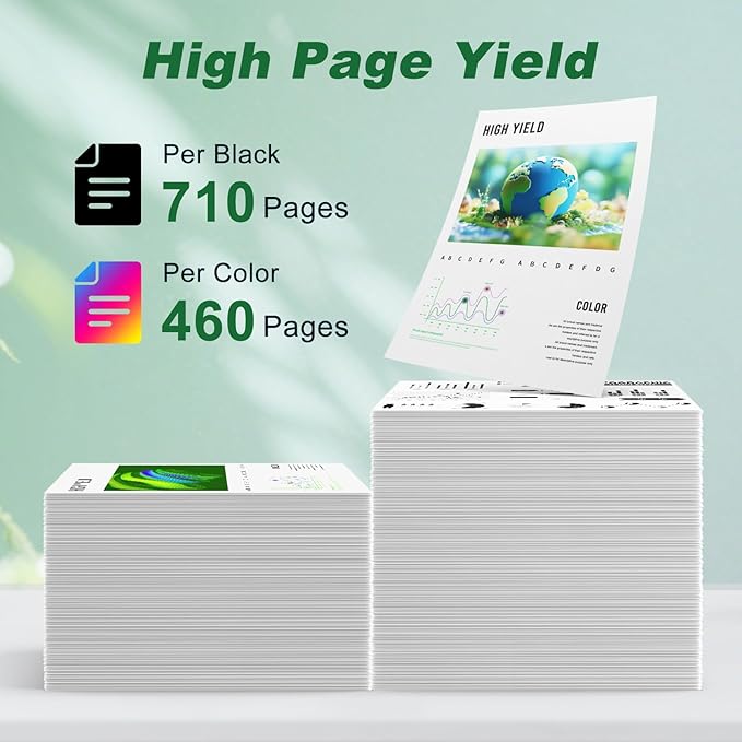555xl Ink Cartridge Combo Pack Remanufactured Ink Cartridge Replacement for HP Ink 555 HP 555 Ink for Envy Photo 7855 7858 7100 7155 7120 6252 7800 7158 Tango Series Printer