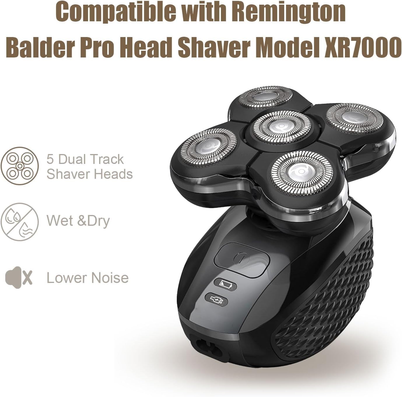 Pro Head Shaver Replacement Blades Compatible with Remington Balder Pro Head Shaver Model XR7000,Precision Electric Shaving for Bald Men. (1pack)
