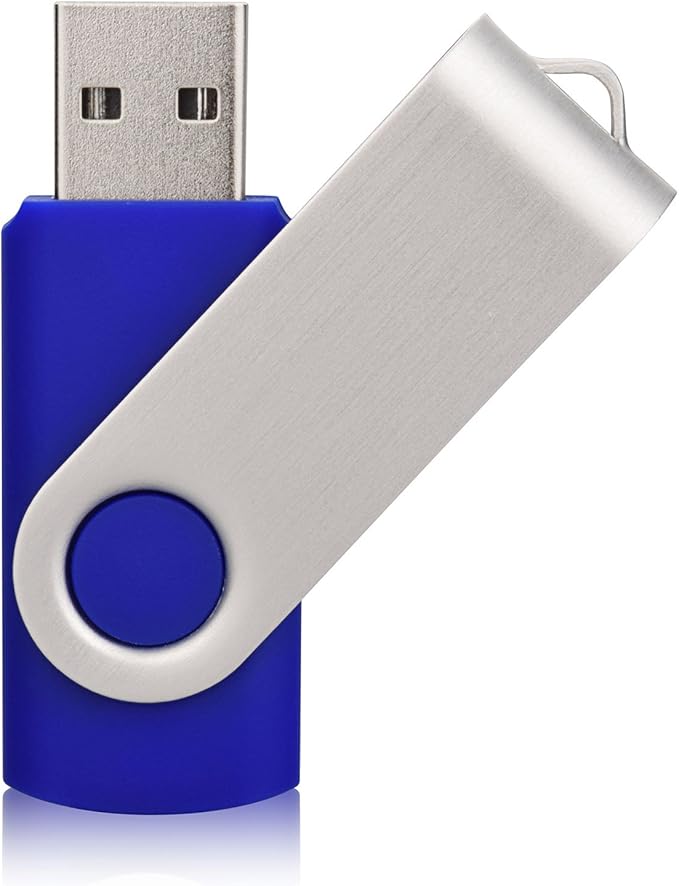 KALSAN 10 Pack 8GB USB Flah Drive USB 2.0 USB Thumb Drives-Blue