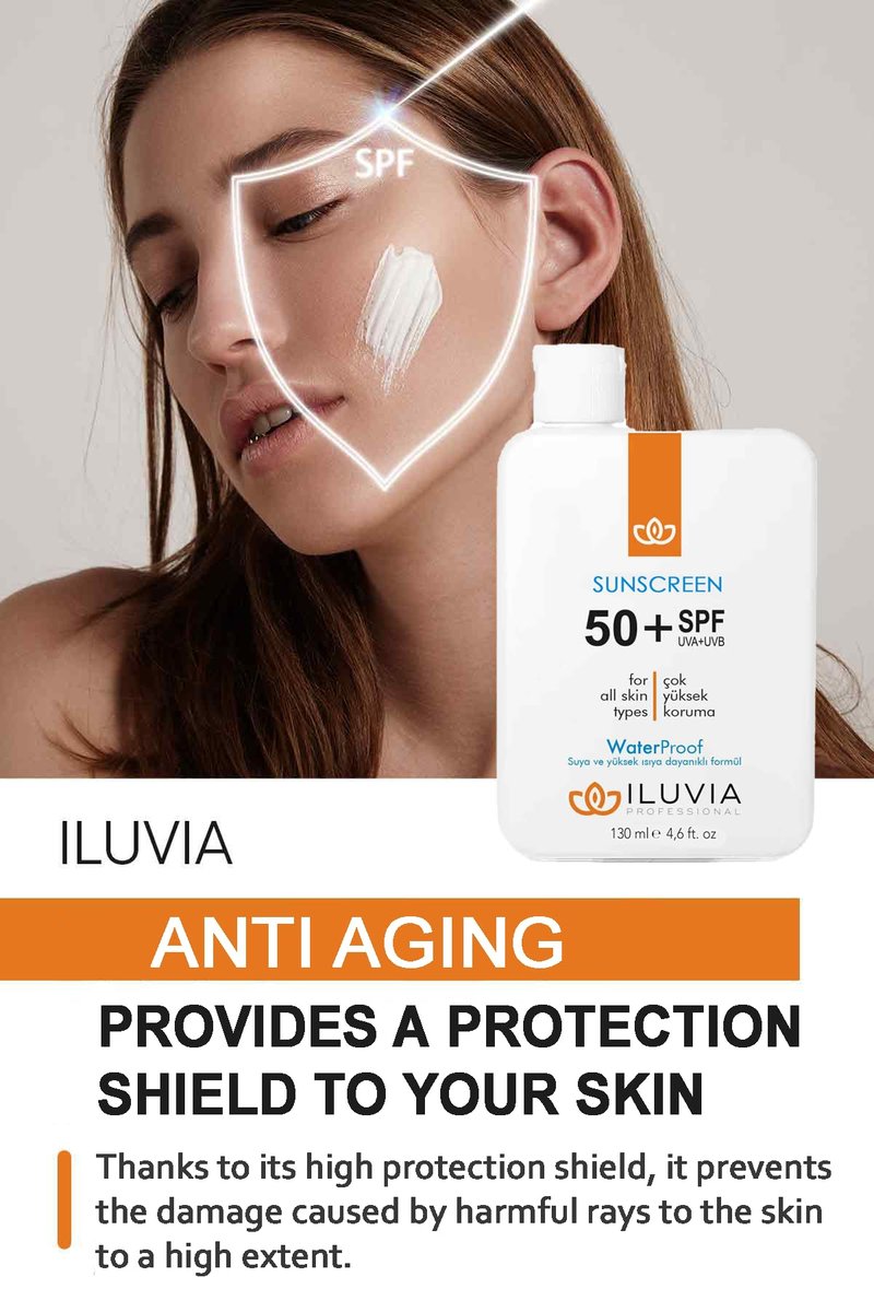 iluvia SPF 50 Mineral Sunscreen Zinc Oxide (2 Pack) - Broad Spectrum UVA/UVB Protection, Water Resistant, Non-Greasy, No White Cast - Daily Face & Body Sunblock for All Skin Types (4.6 oz Each)